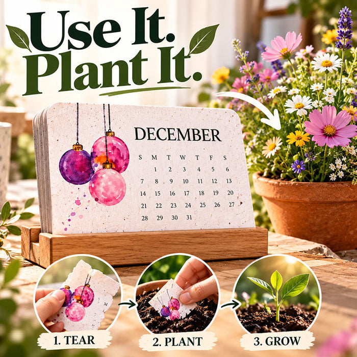 myturonu botanical calendar editorial concept image