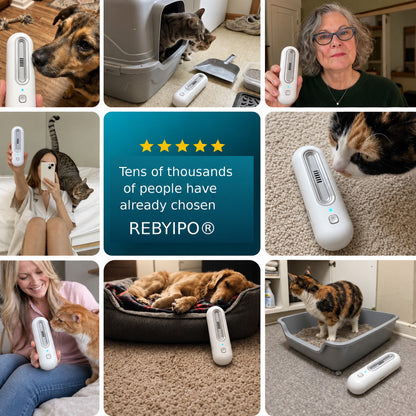💥Last day 50% off丨REBYIPO® UV-C molecular-level pet odor eliminator eliminates odors at the source—no sprays or filter cartridges required