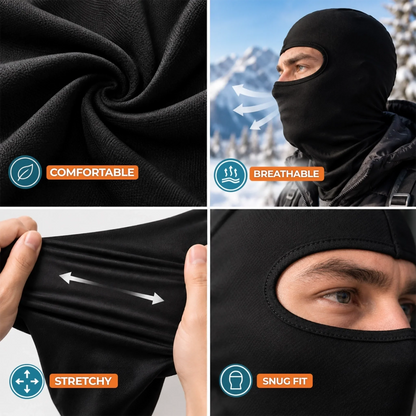 Custom Photo Funny Face Ski Lovers Gifts - Personalized Ski Mask