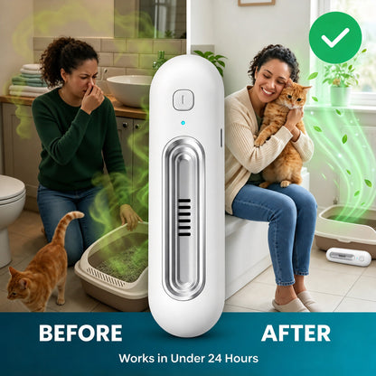 💥Last day 50% off丨REBYIPO® UV-C molecular-level pet odor eliminator eliminates odors at the source—no sprays or filter cartridges required