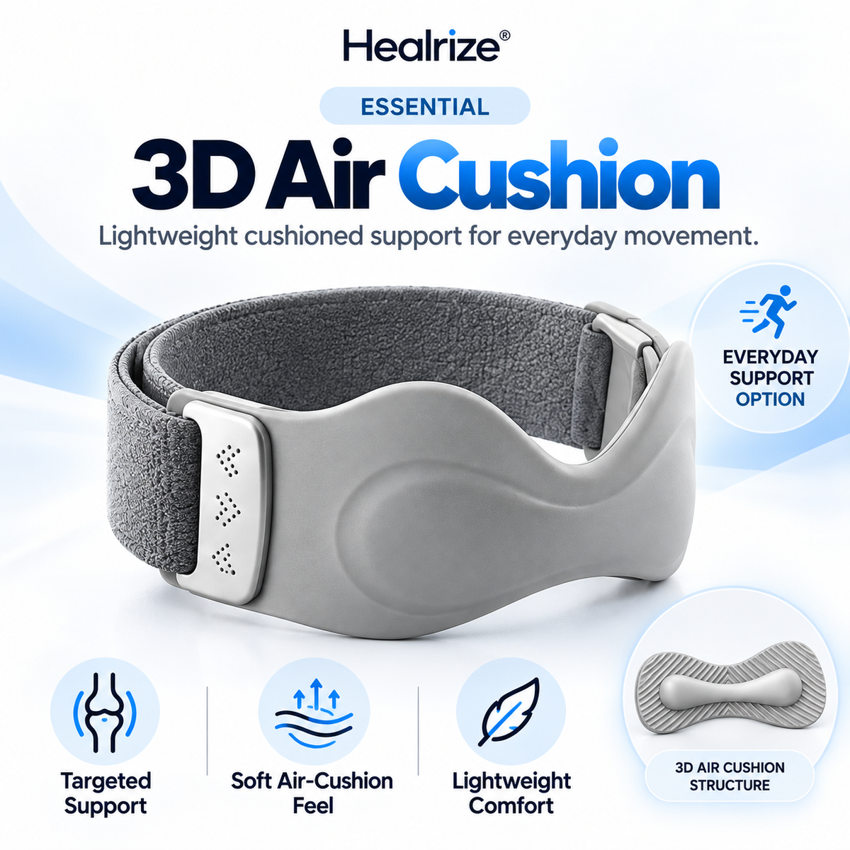 🦵 Healrize® 3D AirFlex Patellar Support Strap | 🎯 Targeted Stability | 🔥 Save Up to 30%