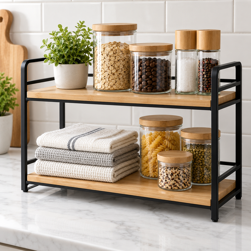 2-Tier Kitchen Countertop Organizer