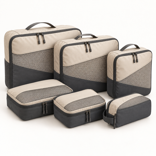 6-Piece Travel Packing Cube Set